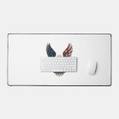 Conception de chemise vectorielle aigle patriotiqu (Clavier et souris)