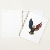 Conception de chemise vectorielle aigle patriotiqu (Devant avec enveloppe)
