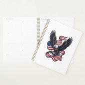 Conception de chemise vectorielle aigle patriotiqu (Devant avec enveloppe)
