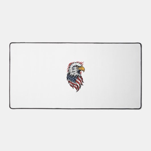 Conception de chemise vectorielle aigle patriotiqu (Recto)