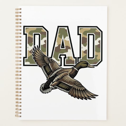 Conception de chemise vectorielle Camo Papa Canard (Devant)