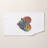 Conception de chemise vectorielle cœur allié arc-e (Serviette à main)