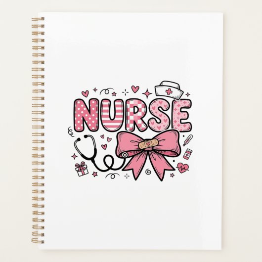 Conception de chemise vectorielle Cute Nurse Bow H (Devant)