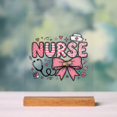 Conception de chemise vectorielle Cute Nurse Bow H (Neutre)