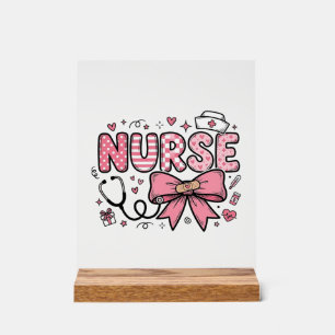 Conception de chemise vectorielle Cute Nurse Bow H