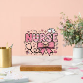 Conception de chemise vectorielle Cute Nurse Bow H (Mariage)