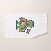 Conception de chemise vectorielle de dinosaure de (Serviette à main)