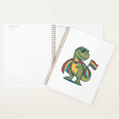 Conception de chemise vectorielle de dinosaure de (Devant avec enveloppe)