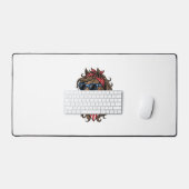 Conception de chemise vectorielle de tête de cheva (Clavier et souris)