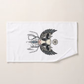 Conception de chemise vectorielle de vache de doct (Serviette à main)