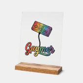 Conception de chemise vectorielle Gaymer Rainbow G (Angle)