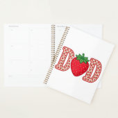 Conception de chemise vectorielle lettrage fraise (Devant avec enveloppe)