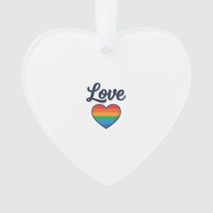 Conception de chemise vectorielle Love Rainbow Hea