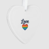 Conception de chemise vectorielle Love Rainbow Hea (devant)
