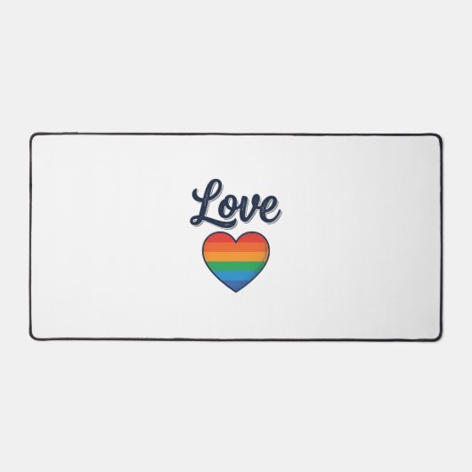 Conception de chemise vectorielle Love Rainbow Hea (Recto)
