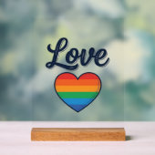 Conception de chemise vectorielle Love Rainbow Hea (Neutre)