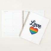 Conception de chemise vectorielle Love Rainbow Hea (Devant avec enveloppe)