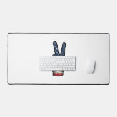 Conception de chemise vectorielle main de paix pat (Clavier et souris)
