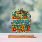 Conception de chemise vectorielle Nacho Average Nu (Neutre)