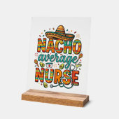 Conception de chemise vectorielle Nacho Average Nu (Angle)
