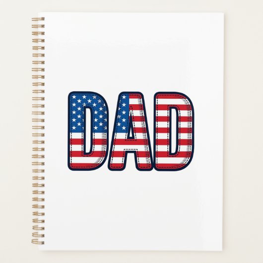 Conception de chemise vectorielle Papa patriotique (Devant)