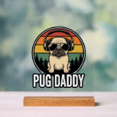 Conception de chemise vectorielle pour chien Pug D (Neutre)