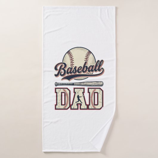 Conception de chemise vectorielle Vintage Baseball (Serviette de bain)