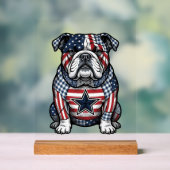 Conception de chemise vectorielle vintage Bulldog (Neutre)