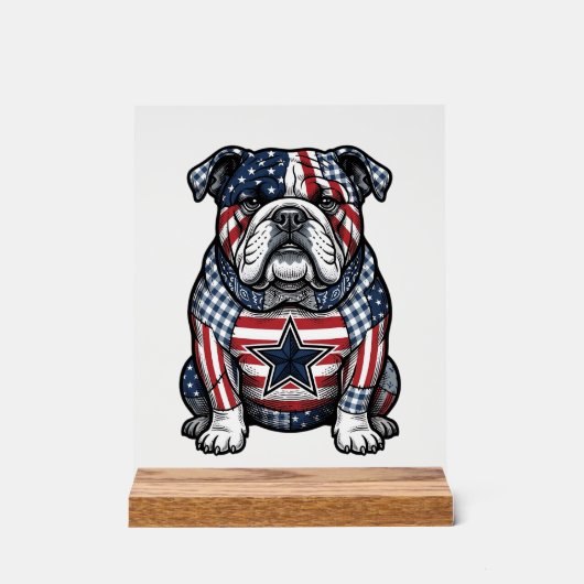 Conception de chemise vectorielle vintage Bulldog (Recto)