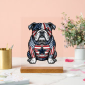 Conception de chemise vectorielle vintage Bulldog (Mariage)