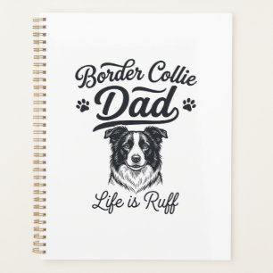 Conception de chemise vintage Border Collie Papa L