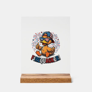 Conception de chemise vintage canard patriotique F