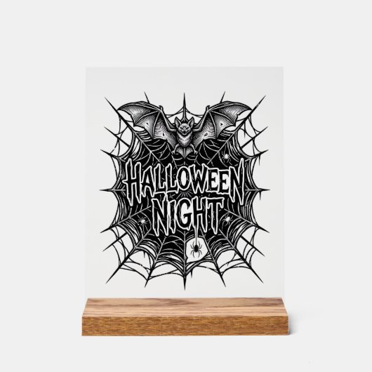 Conception de chemise vintage Halloween Night Bat (Recto)