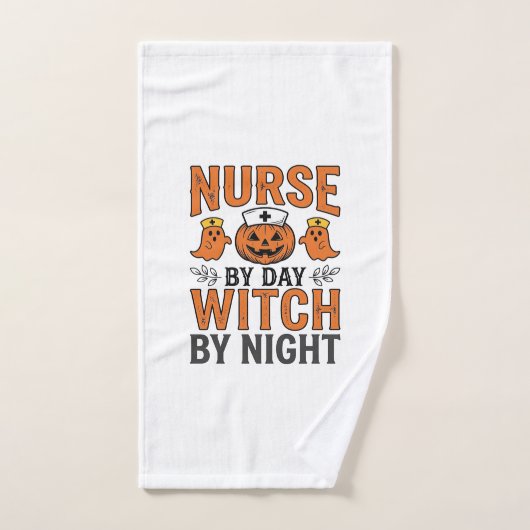Conception de chemise vintage Halloween Nurse Witc (Serviette à main)
