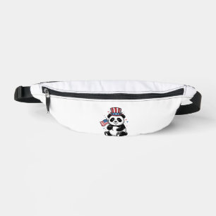 Conception de chemise vintage patriotique Panda Fl
