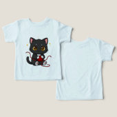 Conception de Chibi de Chat Noir Ludique (Design Recto & Verso)