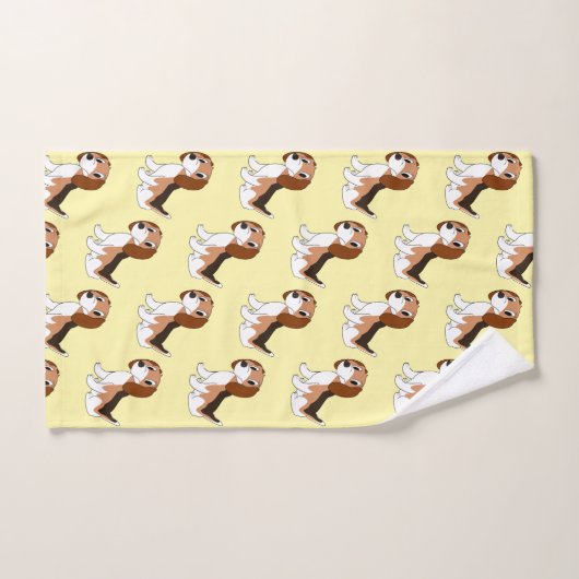 Conception de chien beagle (Serviette à main)