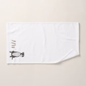 Conception de chien de boîte monographique (Serviette à main)