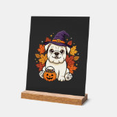 Conception de chien de citrouille d'Halloween de B (Angle)