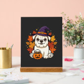 Conception de chien de citrouille d'Halloween de B (Mariage)