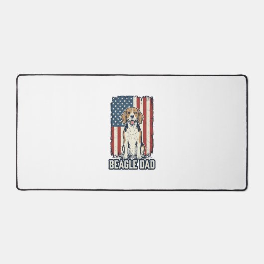 Conception de chien de gravure vintage patriotique (Recto)