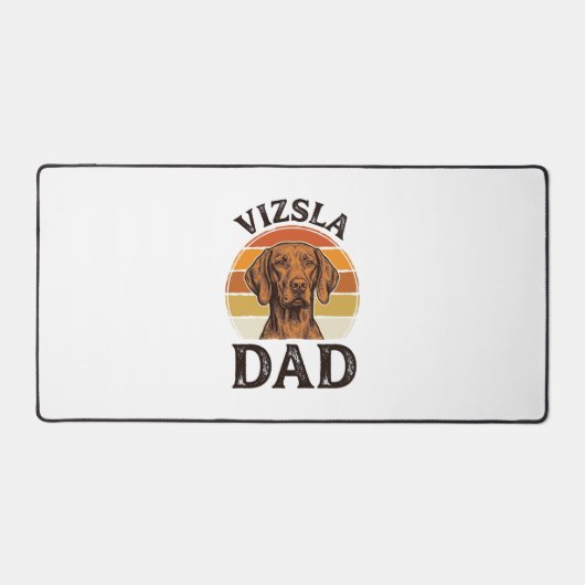 Conception de chien de gravure vintage Vizsla Papa (Recto)