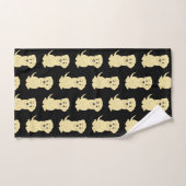 Conception de chien du Labrador jaune (Serviette à main)