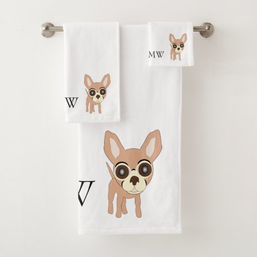 Conception de Chihuahua Monogramme (En situation)