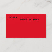 CONCEPTION DE CHOCOLATS carte de visite (Dos)