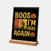Conception de cimetière rétro Boos d'Halloween, je (Angle)