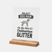 Conception de citation de cheveux de chien drôle d (Angle)