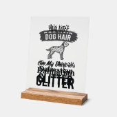 Conception de citation de cheveux de chien drôle d (Angle)