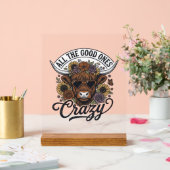 Conception de citation folle florale de vache high (Mariage)