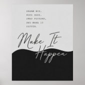 Conception de citation inspirante – Impression mur (Devant)